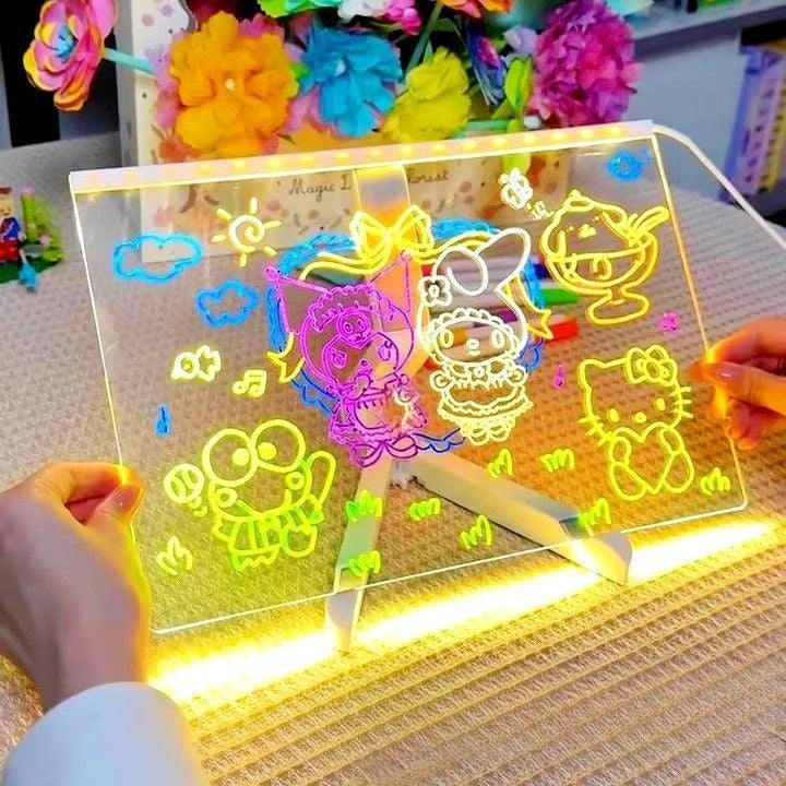 Pizarra LED Mágica de Dibujo | ¡Ilumina la creatividad de tus niños!