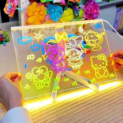 Pizarra LED Mágica de Dibujo | ¡Ilumina la creatividad de tus niños!