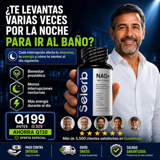 Selerb NAD+ | Bienestar prostático y vitalidad masculina