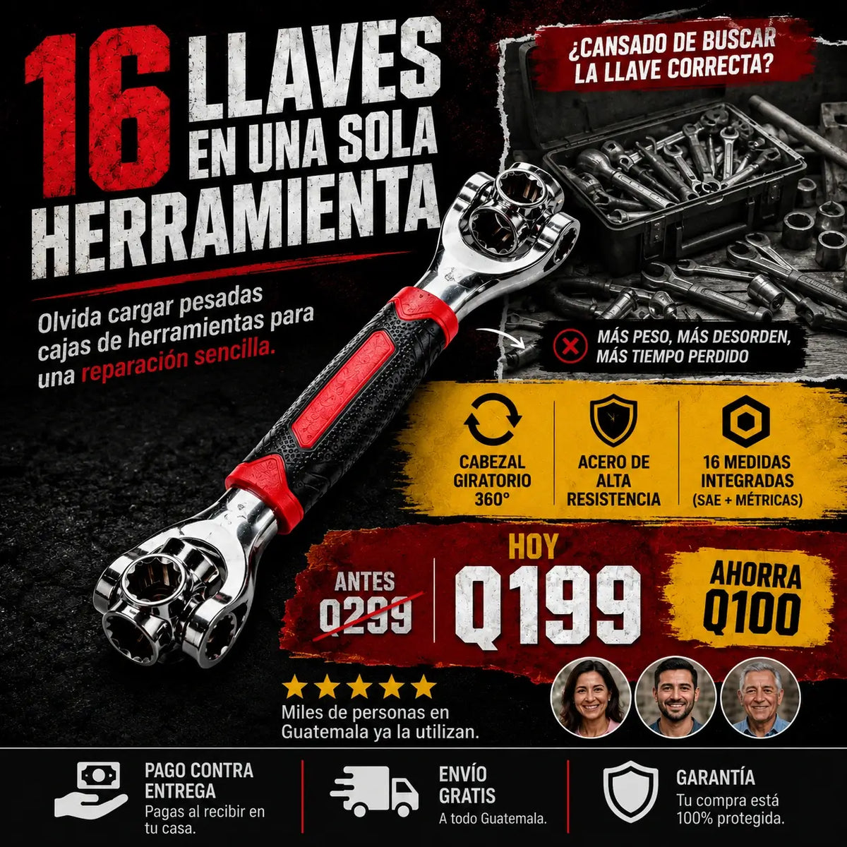 LLAVE MULTIFUNCIONAL 16 EN 1