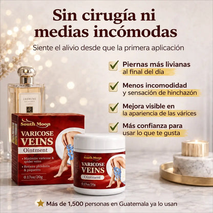 Crema para las varices | Reduce la apariencia de venas y arañitas