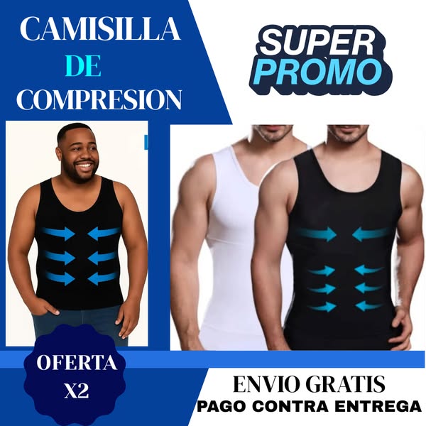 CAMISILLA DE COMPRESION X 2 – Luce más firme, mas seguro y con mejor postura