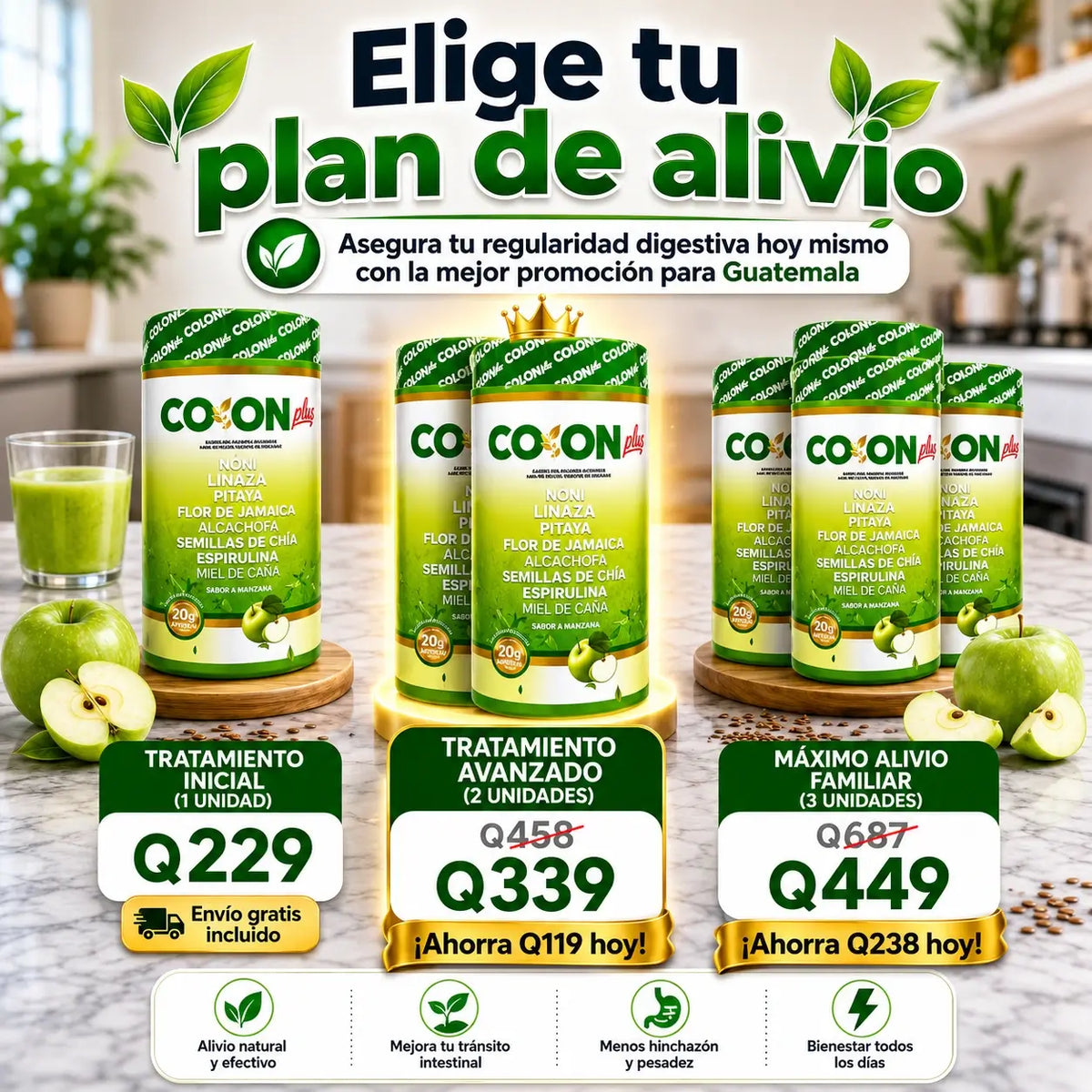 COLON PLUS | Recupera la sensación de ligereza y bienestar que tu cuerpo merece