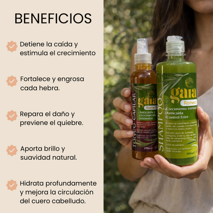Tratamiento Capilar de Romero Anticaída y Crecimiento Natural