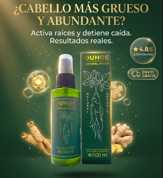 Ouhoe Tonico Capilar | fortalece revitaliza y estimula el crecimiento del cabello