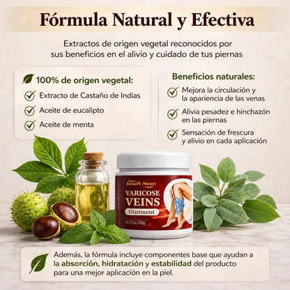 Crema para las varices | Reduce la apariencia de venas y arañitas