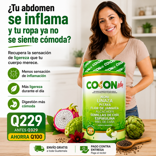 COLON PLUS | Recupera la sensación de ligereza y bienestar que tu cuerpo merece