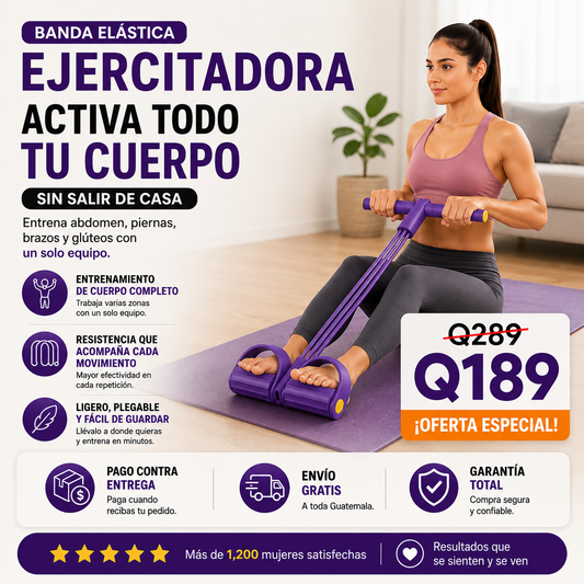 Ejercitador multifuncional | Entrenar tu cuerpo sin salir de casa