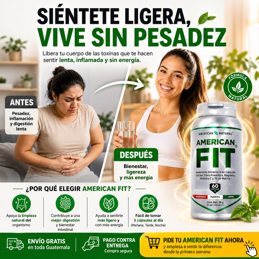 American Fit | Desintoxica, purifica y limpia tu cuerpo de forma natural