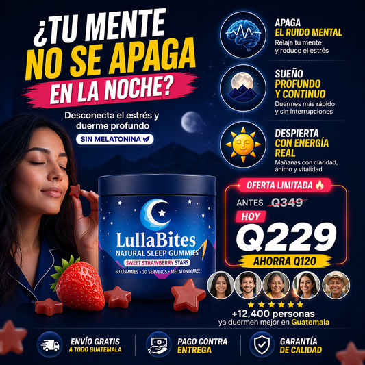 LULLA BITTES GOMITAS | Descanso natural y mente activa sin estrés