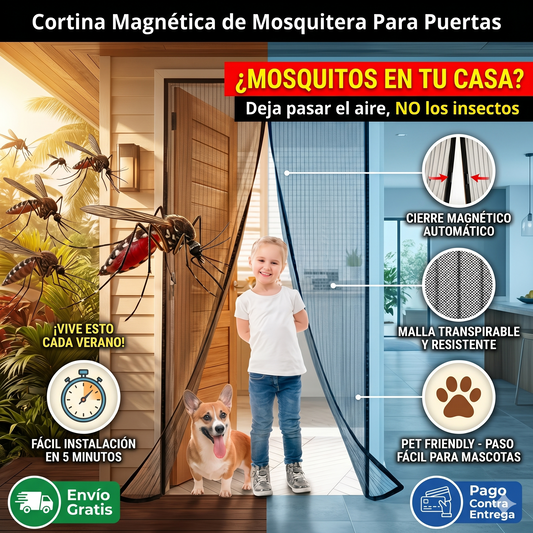 Cortina Magnética Antimosquitos