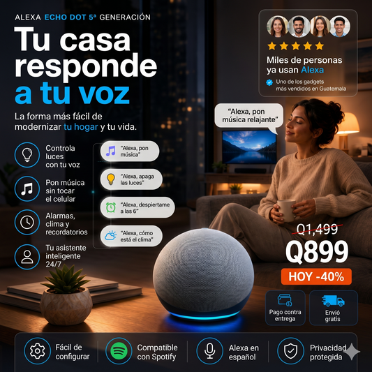 Alexa 5ta Gen Bocina Inteligente
