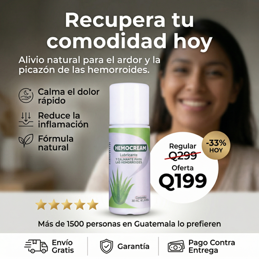 Hemocream Crema para el alivio de las hemorroides