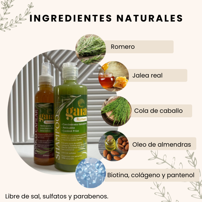 Tratamiento Capilar de Romero Anticaída y Crecimiento Natural