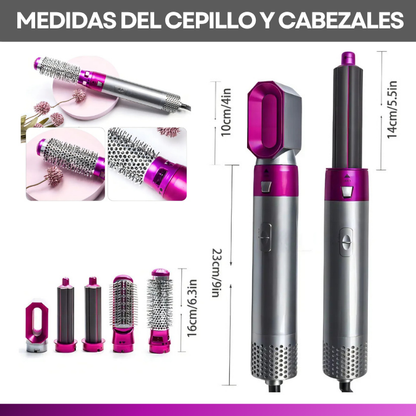 AIRGLOW | CEPILLO SECADOR PROFESIONAL 5 EN 1