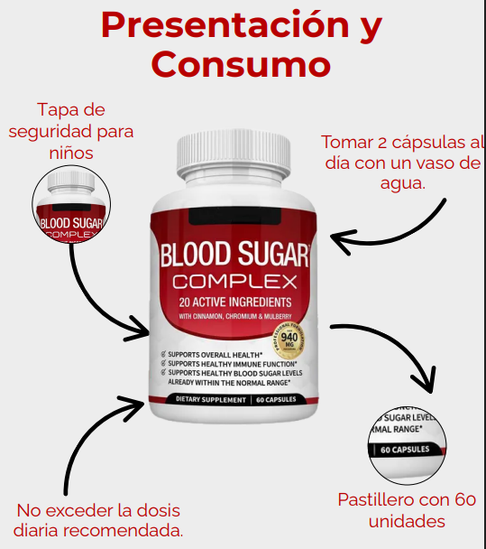 BLOOD SUGAR COMPLEX | Controla el azucar el sangre de manera natural y efectiva