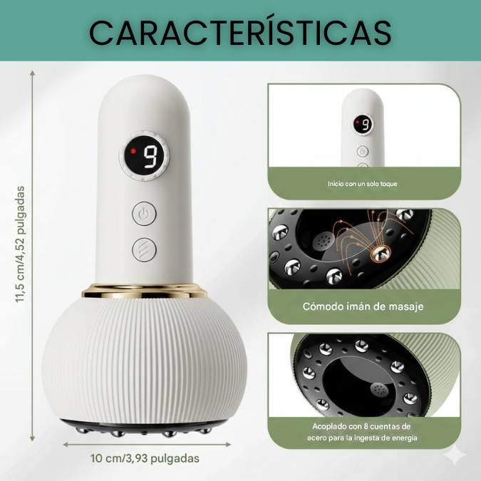 DermaSculpt Masajeador Anticelulitis con tecnología estética profesional