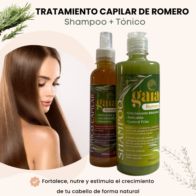 Tratamiento Capilar de Romero Anticaída y Crecimiento Natural