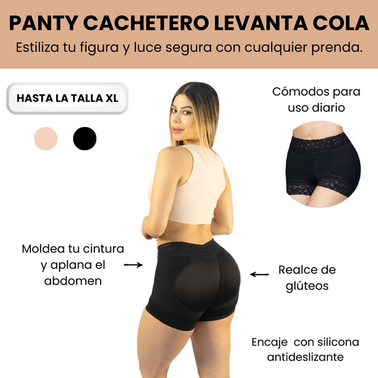 Panty Cachetero Levanta Cola y Control de abdomen