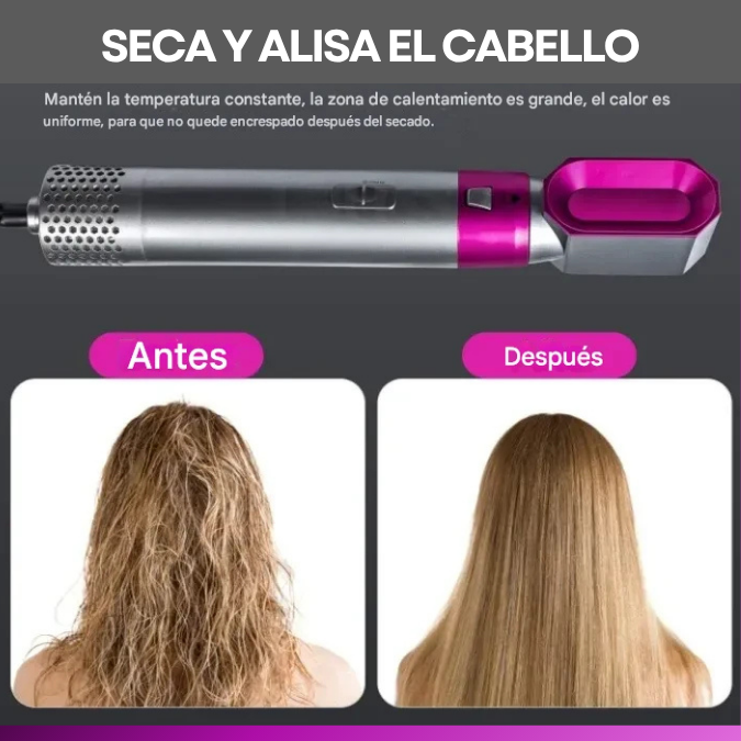 AIRGLOW | CEPILLO SECADOR PROFESIONAL 5 EN 1