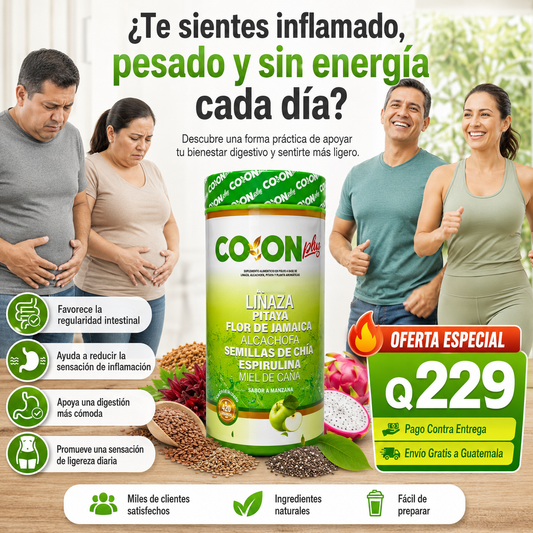 COLON PLUS | Apoya tu bienestar digestivo con ingredientes naturales