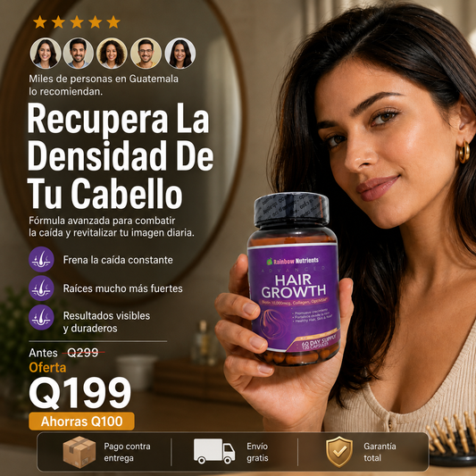 HAIR GROWTH |  Cabello más fuerte, denso y saludable