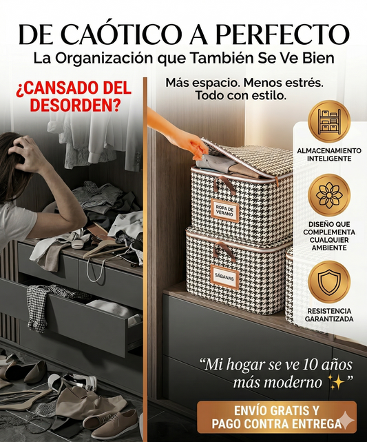 Organizador Elegante para Hogar| Espacio más limpio, moderno y armonioso.