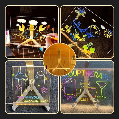 Pizarra LED Mágica de Dibujo | ¡Ilumina la creatividad de tus niños!
