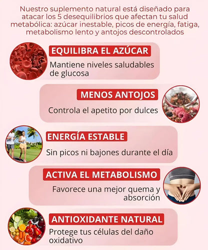 BLOOD SUGAR COMPLEX | Controla el azucar el sangre de manera natural y efectiva