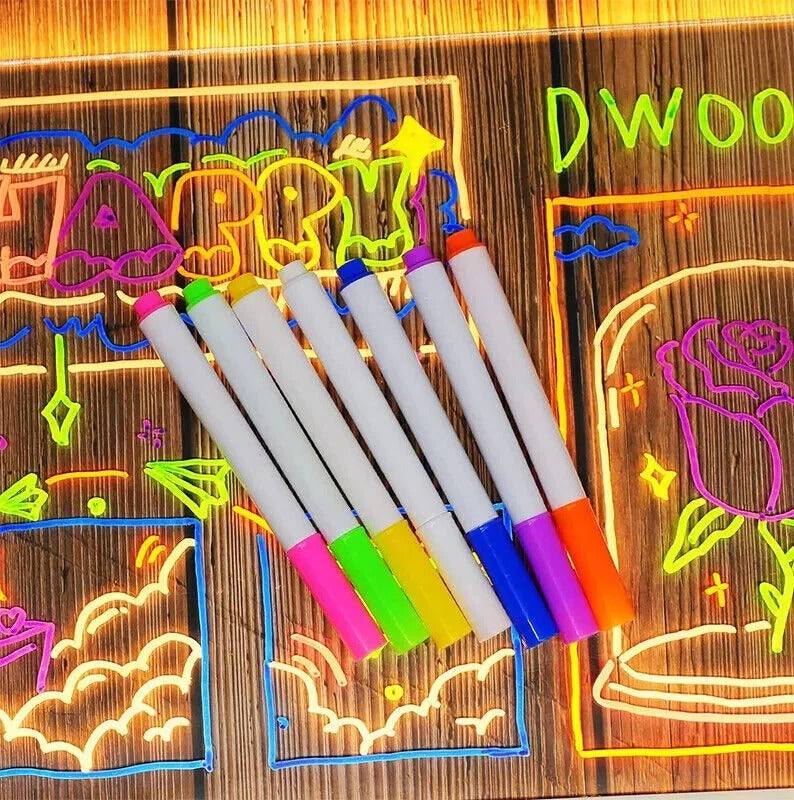 Pizarra LED Mágica de Dibujo | ¡Ilumina la creatividad de tus niños!
