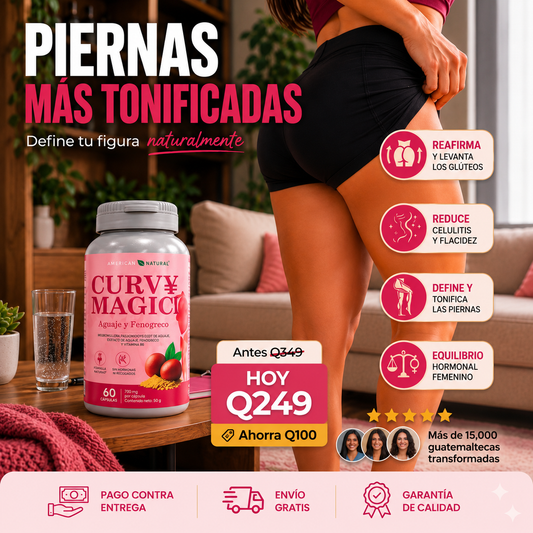 CURVY MAGIC | Piernas y glúteos más firmes naturalmente